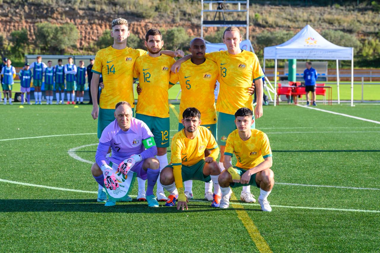 The Starting XIII against the USA at the 2024 IFCPF World Cup 