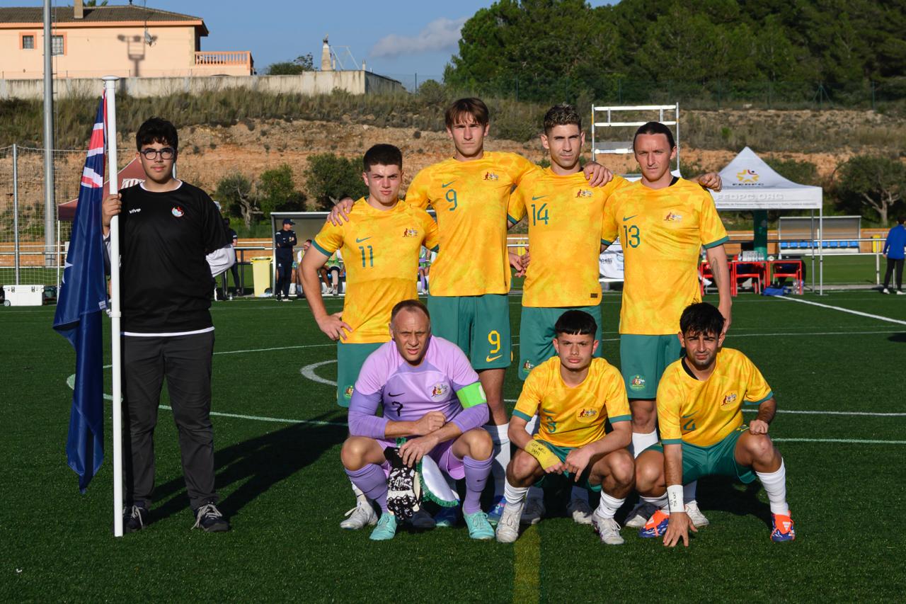 The CommBank Pararoos Starting VII against Venesuala 