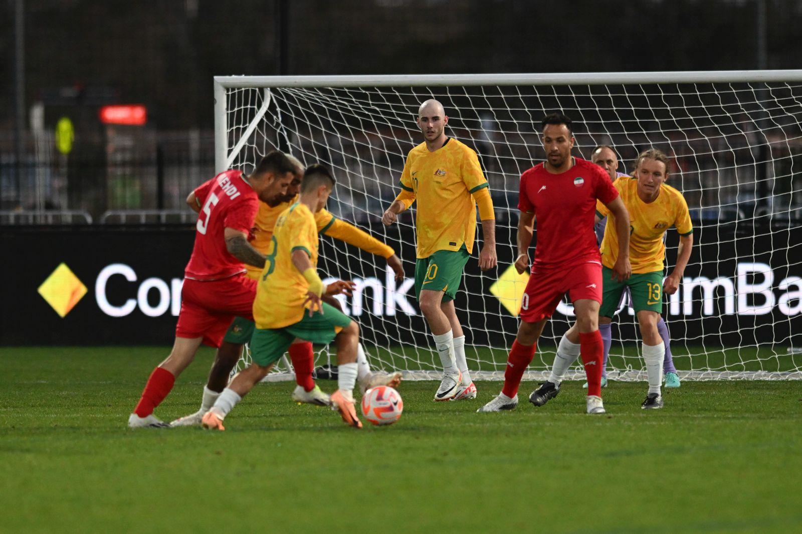 Kaylan van Heer on the ball against Iran at the IFCPF Asia Oceania Championships Final