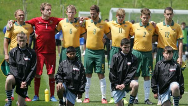 The Pararoos starting seven against Ireland.